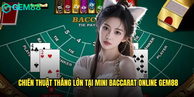 Chiến thuật thắng lớn tại mini baccarat online gem88